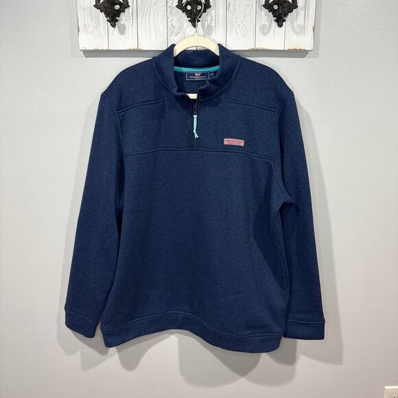 Vineyard Vines Other - Vineyard Vines Sweater Fleece Shep Shirt Deep Bay Men’s XL